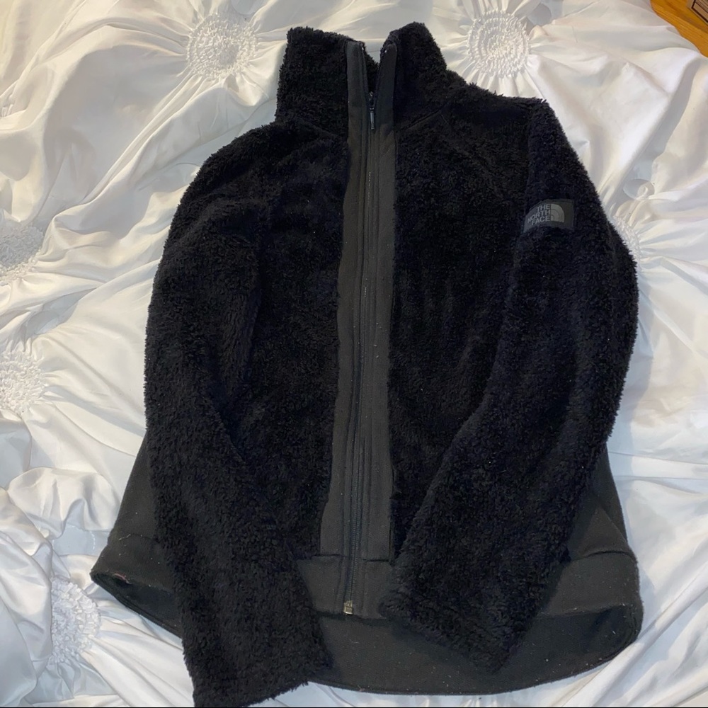 The north face zip up jacket
